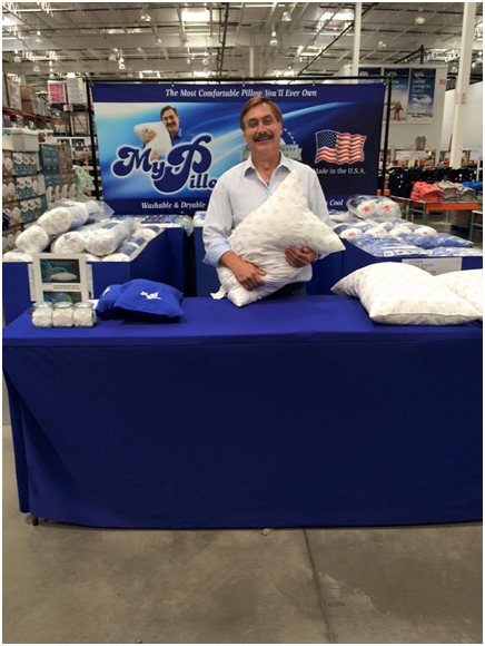 Mike at Costco MyPillow booth