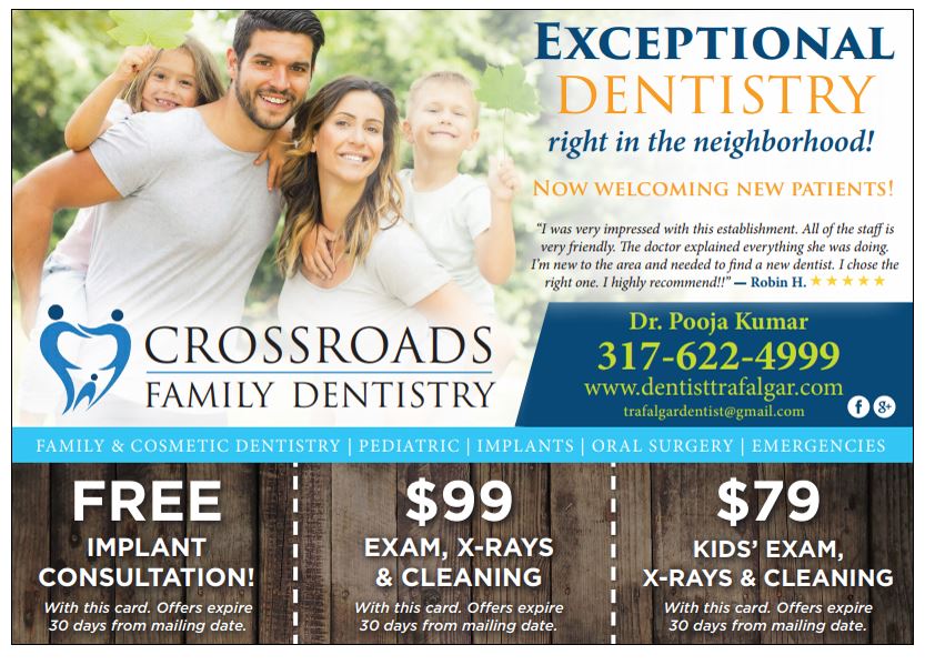 effective dental postcard with offers