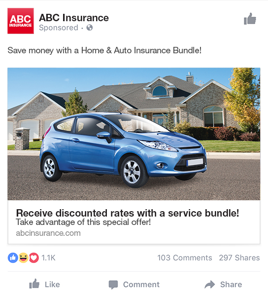 effective insurance facebook ad