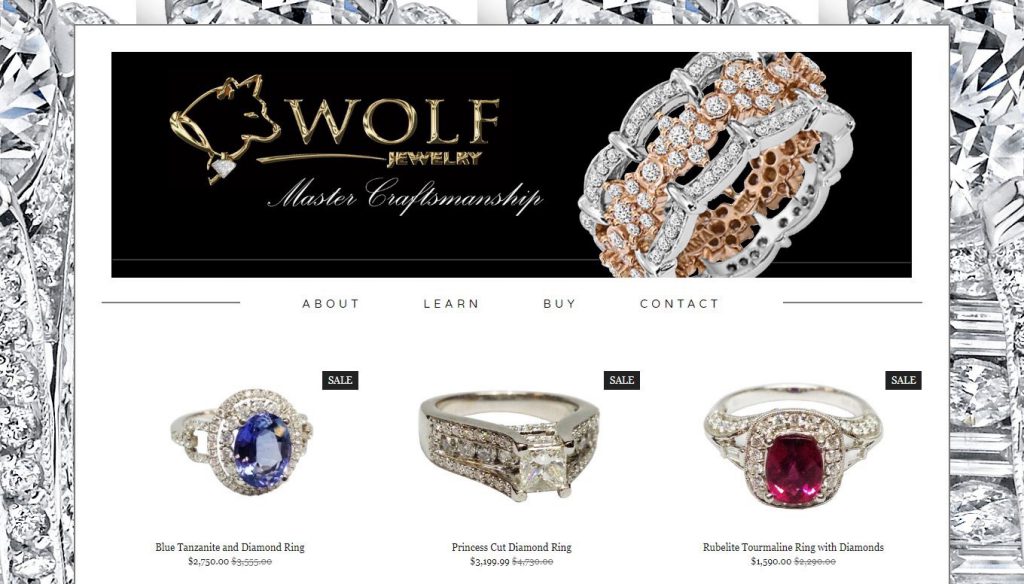 jewelry website example