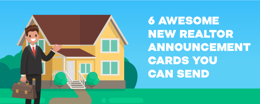 new realtor announcement cards