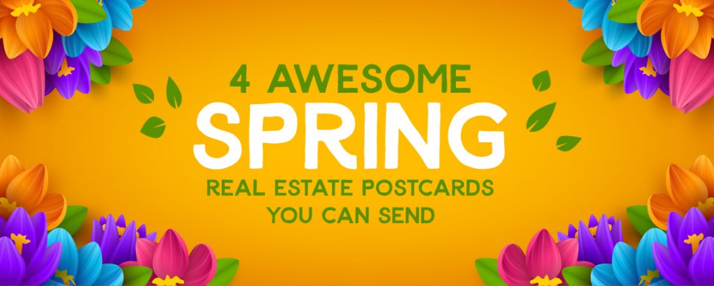 spring real estate postcards
