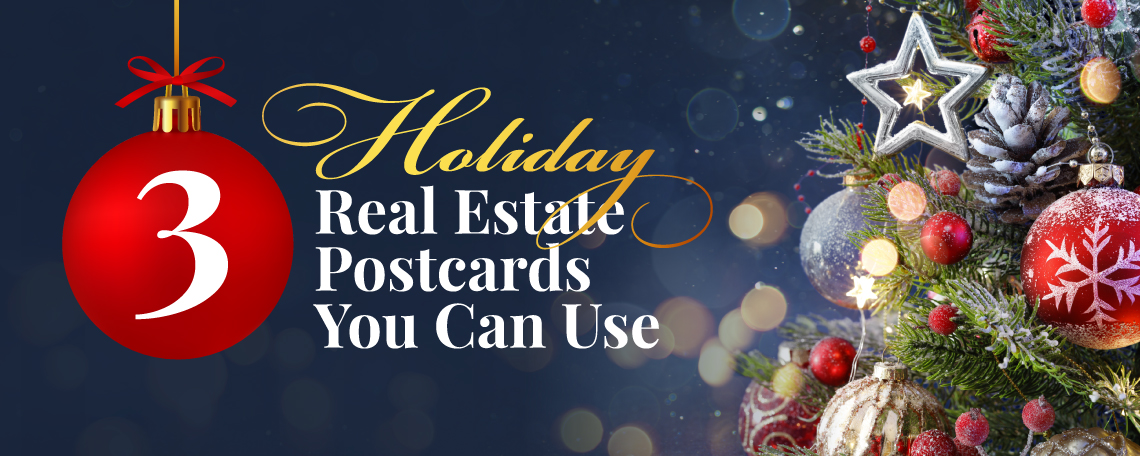 Real Estate Holiday Postcard 02  Real Estate Christmas Postcard-02