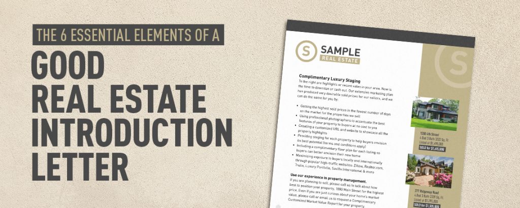 The 6 Essential Elements of a Good Real Estate Introduction Letter