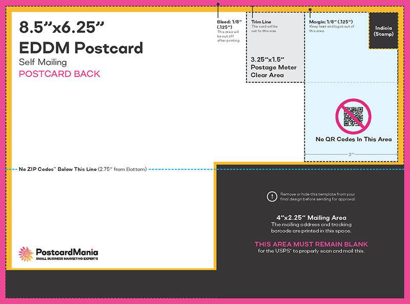 4x6 Postcard Templates  Free 4x6 Postcard Printing Templates PDF