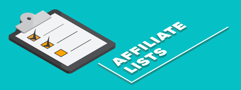 Affiliate lists
