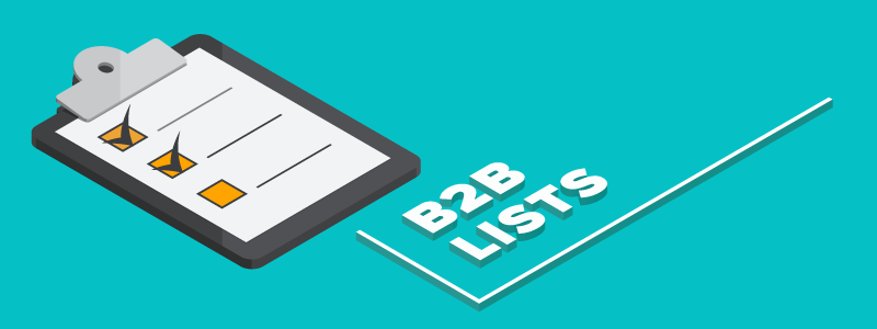 Business-to-business lists