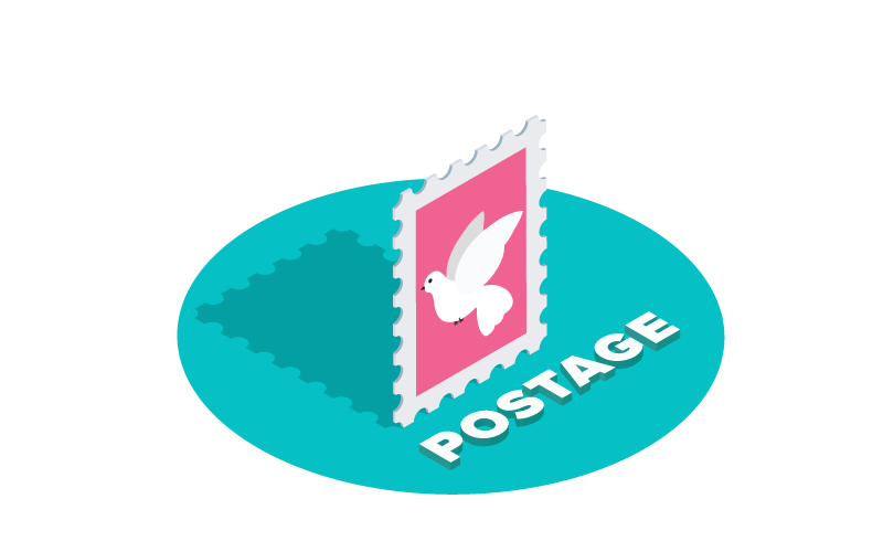 Postage - a postage stamp