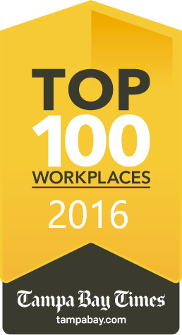 Tampa Bay Times Top Workplaces award 2016