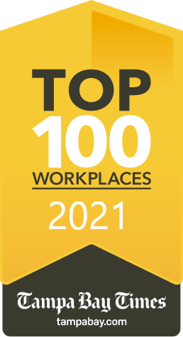 Tampa Bay Times Top Workplaces award 2021