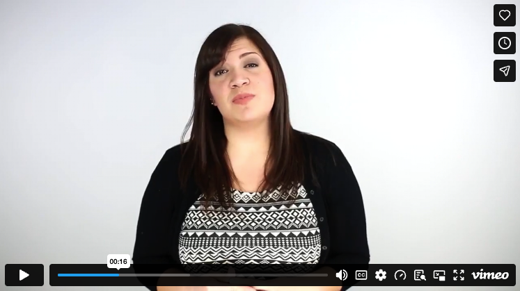 Jessica sharing their PostcardMania story