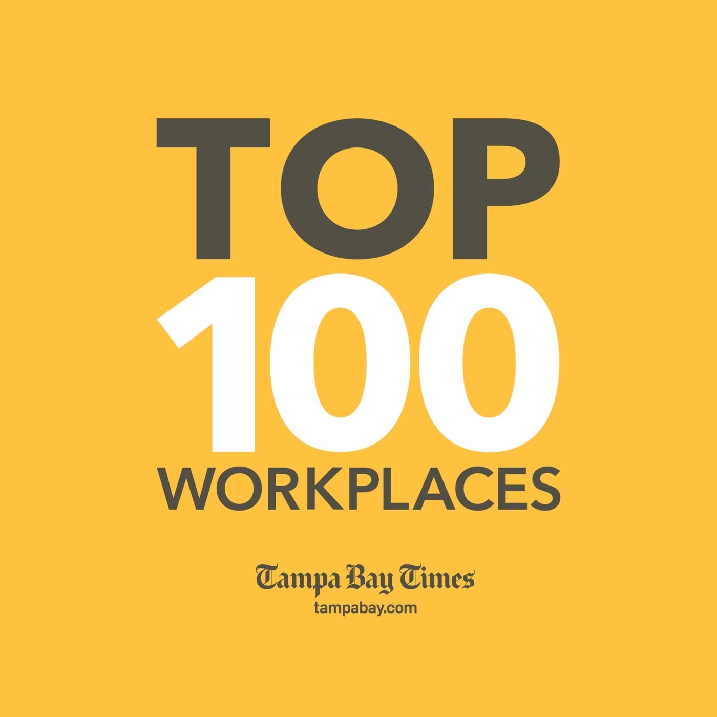 Top 100 Workplaces badge