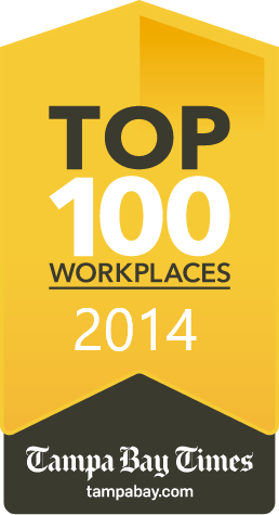 Tampa Bay Times Top Workplace Award 2014