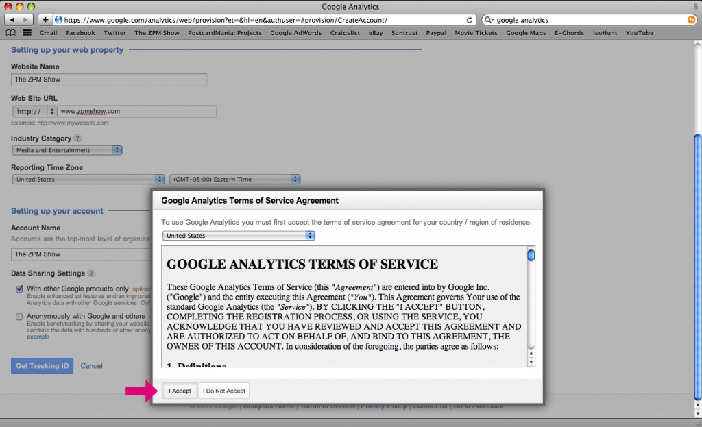 google analytics step 6