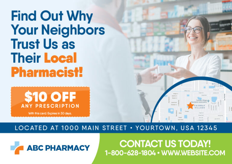 In the Neighborhood postcard design PHA-1010