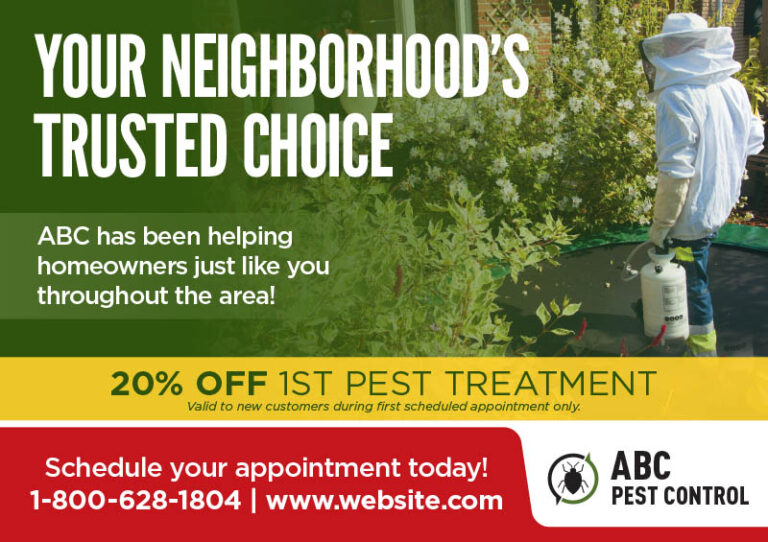 In the Neighborhood postcard design PST-1014