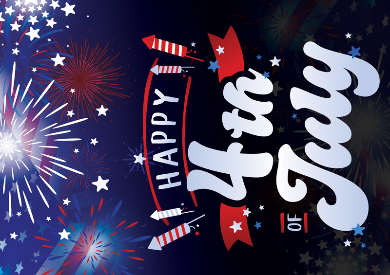 Holiday marketing postcard example