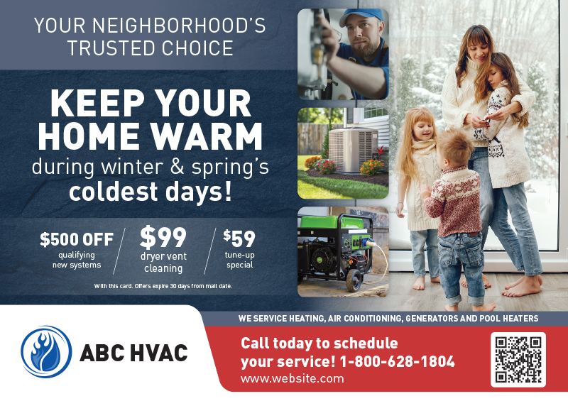 In the Neighborhood postcard design HAC-1036
