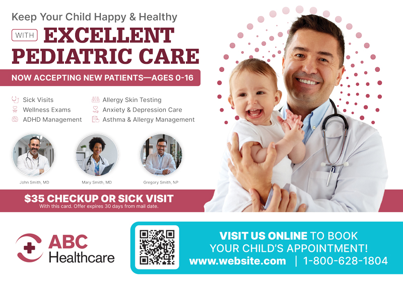 Pediatric Care Postcard