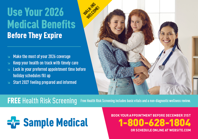 Medical Benefits Postcard End of Year