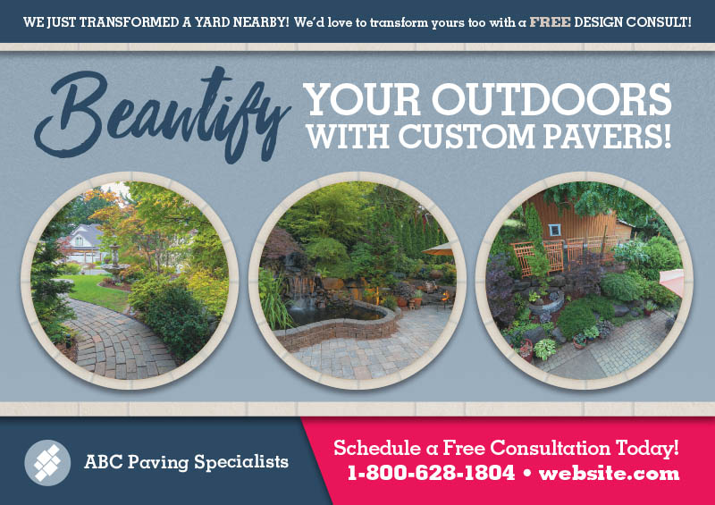 In the Neighborhood postcard design LND-1033