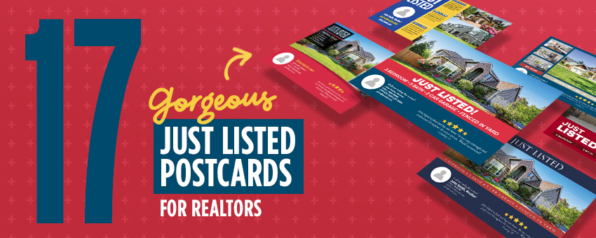 17 gorgeous just listed postcards for realtors