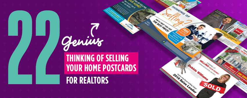 22 genius thinking of selling your home postcards for realtors