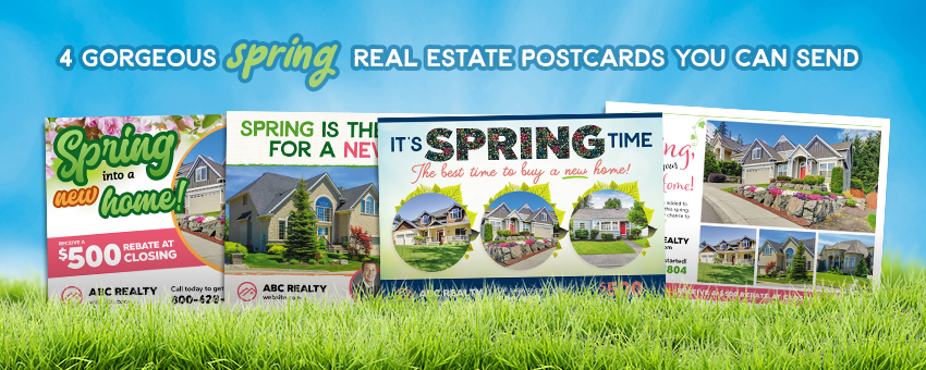 4 gorgeous spring real estate postcards you can send