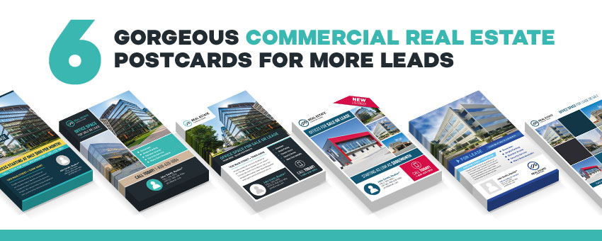 6 gorgeous commercial real estate postcards for more leads
