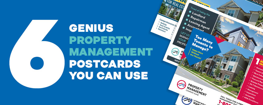 6 genius property management postcards you can use