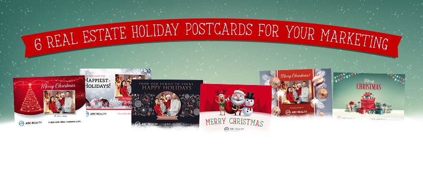 6 Real Estate Holiday Postcards For Your Marketing