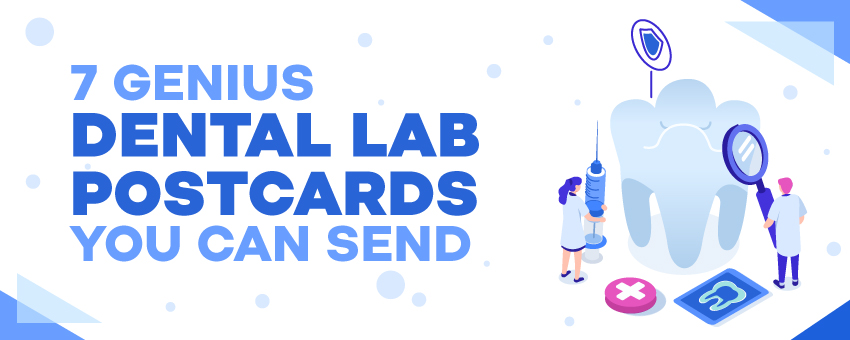 dental lab postcards