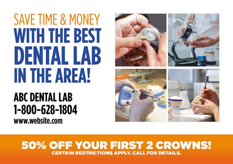 Dental lab direct mail
