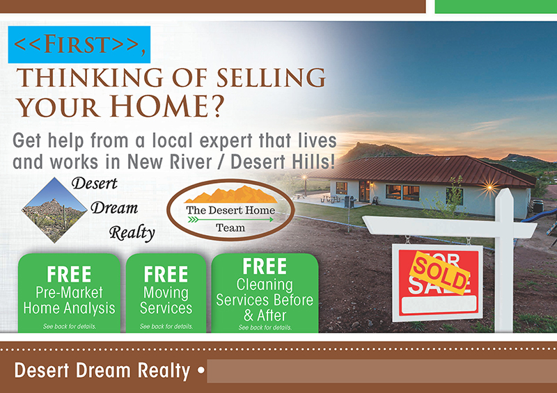 Free Moving or Cleaning Services Offer Real Estate Postcard