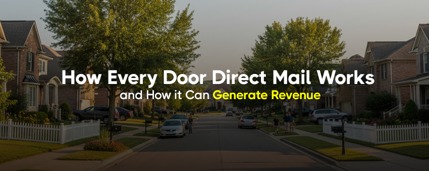 How Every Door Direct Mail (EDDM) Works and How it Can Generate Revenue