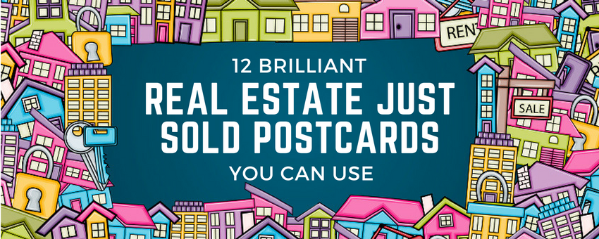 just sold postcards the best free real estate templates