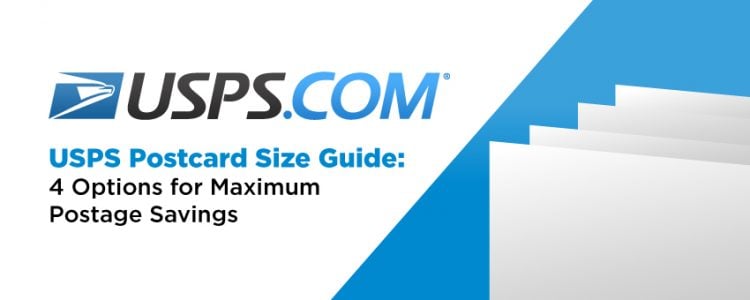 usps postcard size guide: 4 options for maximum postage savings