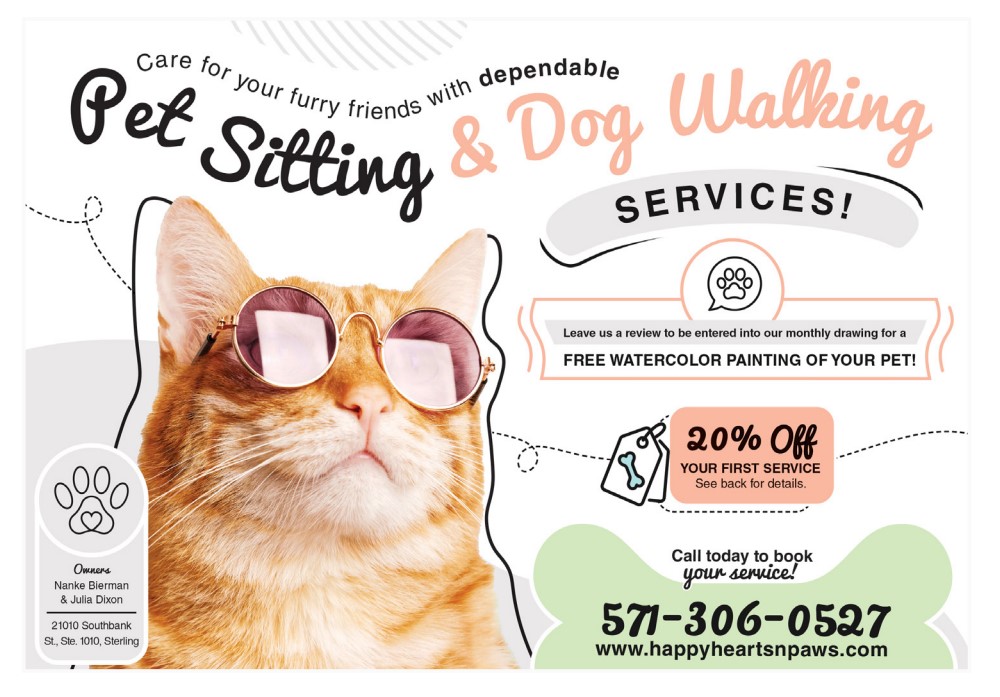 animal services postcard