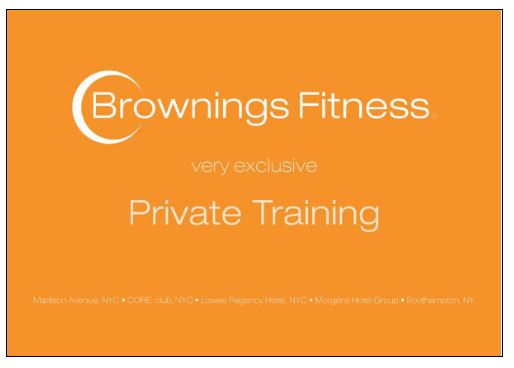 effective gym postcard advertising private training sessions
