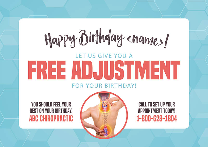 chiropractic birthday cards