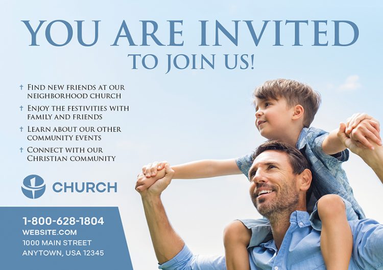 church invite direct mail