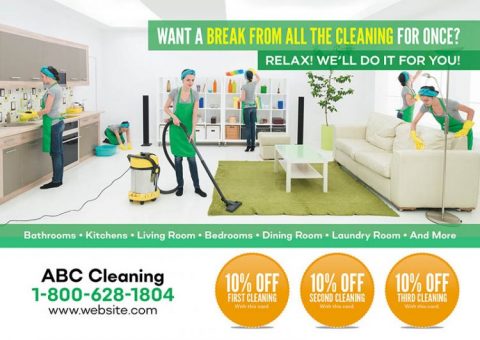 9 Awesome Cleaning Business Postcards You Can Send