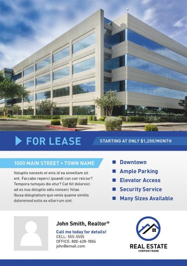 commercial real estate postcard template