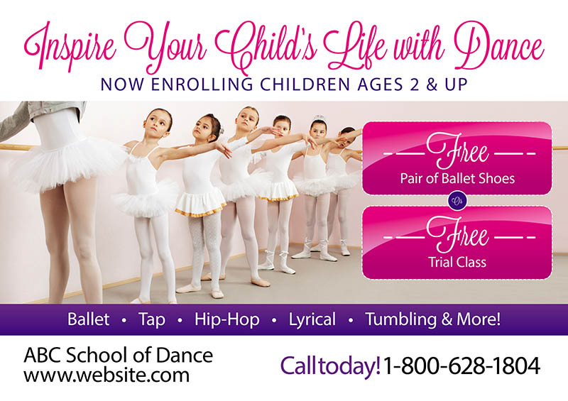 dance studio advertising