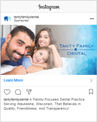 dental instagram ad