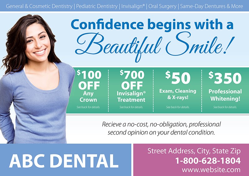 dental marketing postcard