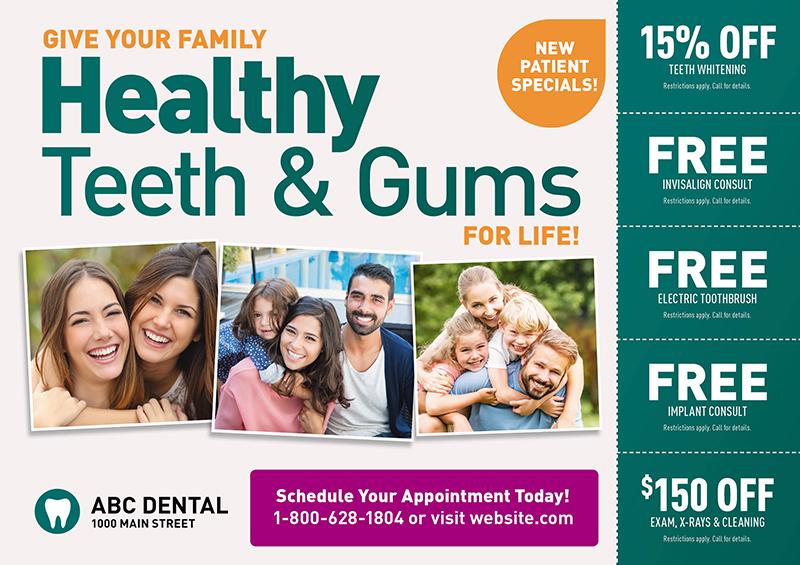 dental postcard marketing