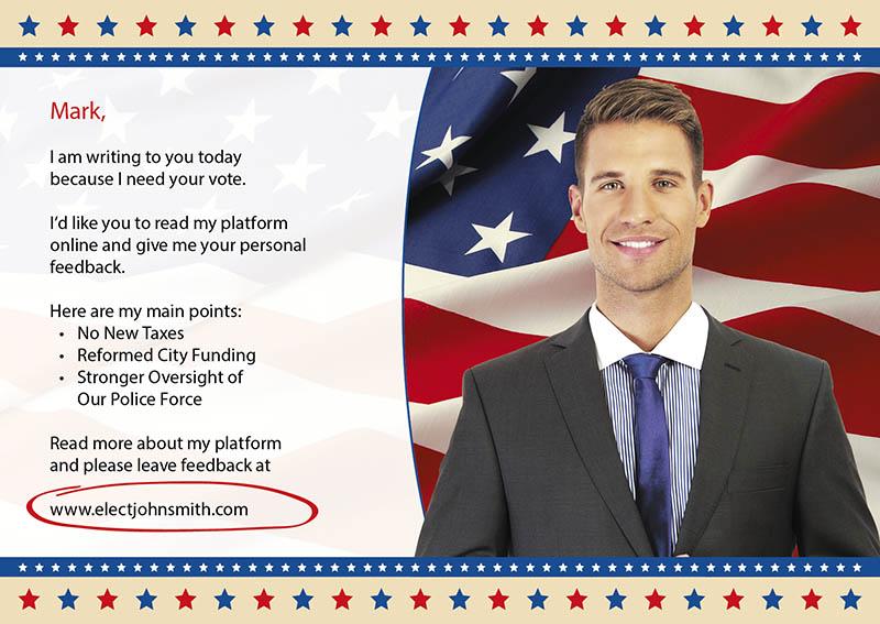 Political Postcard Template