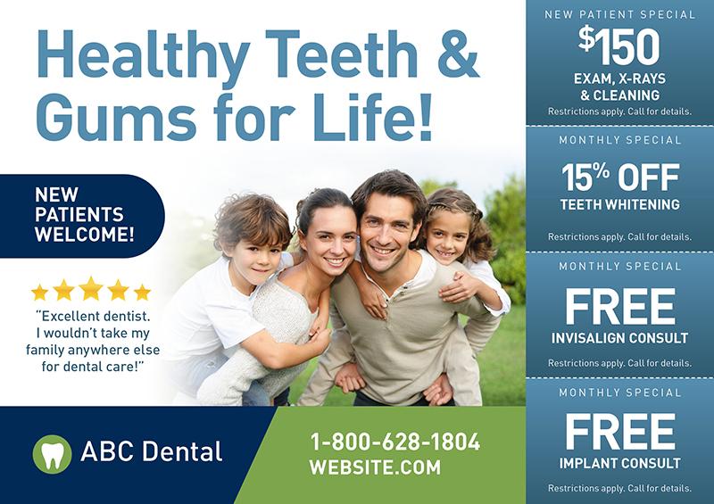 dental postcard marketing