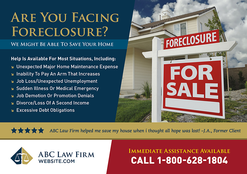 foreclosure direct mail advertising